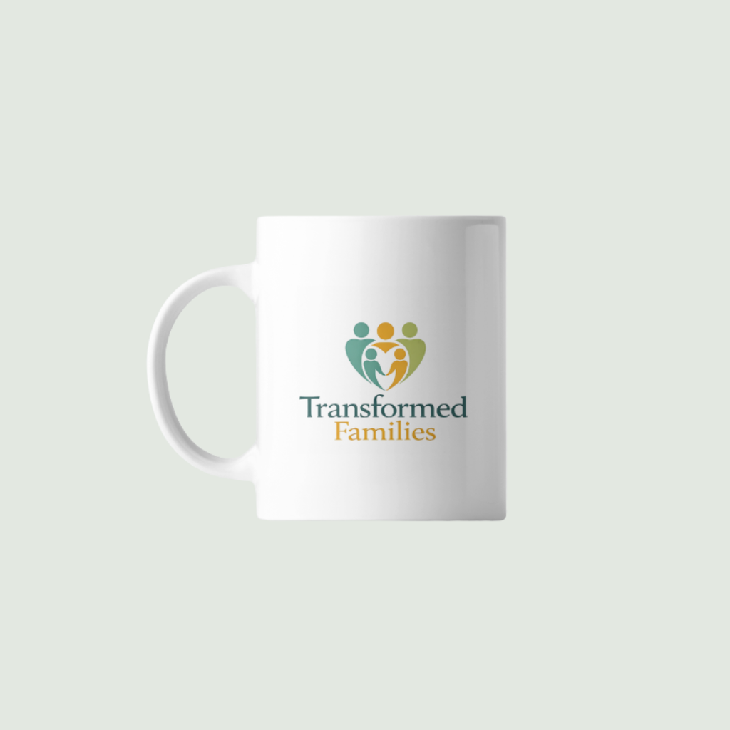 Transformed families logo, Coffee/Tea Mug